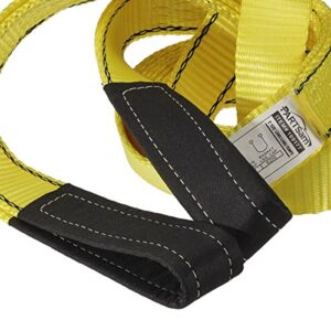 Partsam Premium Crane Towing Strap 20feet x 2inch Durable 3400Dtex - Heavy Duty Web Sling - Corrosion Resistance Polyester Industrial Flat Eye-Eye Rope