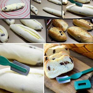 O'CREME Baker's Bread Lame Dough Scoring Tool Fixed Blade and Protective Cover - Homemade Professional Sourdough, Baguettes and French Bread - 1