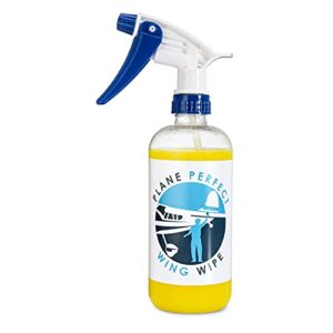 plane perfect wing wipe detail spray sealant, airplane, car, motorcycle and boat uv protectant detail sealant spray (16 oz. spray bottle)