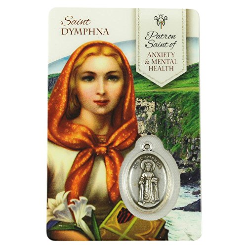 Healing Saint Dymphna Prayer Card