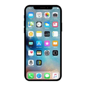 apple iphone x, 64gb, silver - for gsm (renewed)