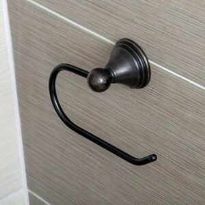 Amazon Basics AB-BR808-OR Modern Euro Toilet Paper Holder, Oil Rubbed Bronze