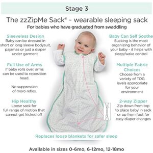 Amazing Baby Microfleece Sleeping Sack, Wearable Blanket with 2-Way Zipper, Use After Swaddle Transition, Playful Dots, Pink, Medium 6-12 Month