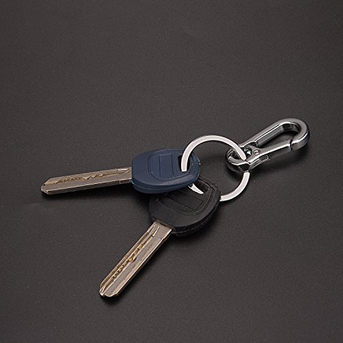 Sunmns Metal Keyring Keychain Key Ring Chain Holder Organizer for Car/Key Finder, 3 Pack