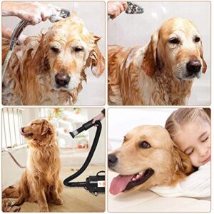 Dog Hair Dryer Blower for Grooming - Professional High Velocity 4.5HP Blow Dryer for Dogs - Adjustable Heat Low Noise Quiet Air Flow - Pet Dryer for Grooming