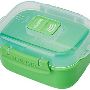 Sistema Microwave Rectangular Container, 525 ml-Assorted Colours