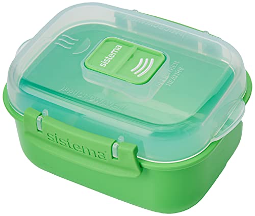 Sistema Microwave Rectangular Container, 525 ml-Assorted Colours