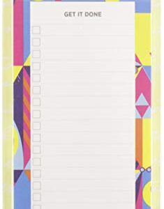 Post-it Super Sticky Printed Note Pads with Magnet, Watercolor, 8x4 in (BC-LIST-WTRCLR )