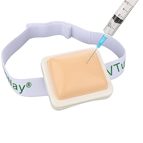 Injection Pad-Plastic Intramuscular, Injection Training Pad for Nurse, Medical Students Training Practice Pad