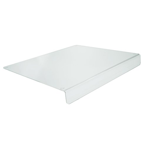 Source One Premium Clear Acrylic Counter Top Cutting Board 15 x 15 & 16 x 18 Inches Available w 2 Inch Lip (16 x 18)