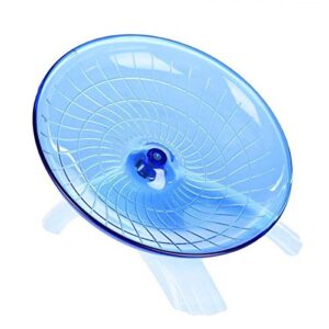zswell1 pack exercise wheel jogging running silent spinner hamster flying saucer for syrian hamsters rat gerbils mice chinchilla guinea pig squirrel and other small animal (blue)