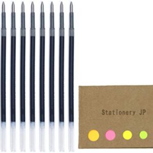 Pilot Acroball Advanced Ink Refill for Acroball Retractable Ballpoint Pens, Fine Point 0.7mm, Blue Ink, 10-pack, Sticky Notes Value Set