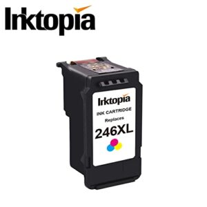 Inktopia Compatible Ink Cartridge Replacement for Canon 246XL CL 246 XL Cl-246Xl CL-244 (1 Color) for Canon PIXMA MG2520 MG2920 MG2922 MG2420 MG2522 MG2525 MG3020 MG2555 MX490 MX492 Printer