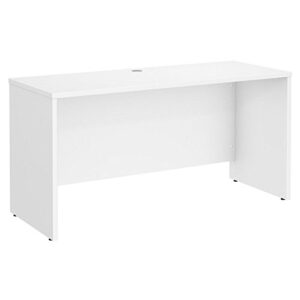 bush business furniture studio c home office desk, 60w x 24d, white