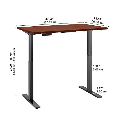 Bush Business Furniture Move 60 Series Height Adjustable Standing Desk, 48W x 24D, Hansen Cherry