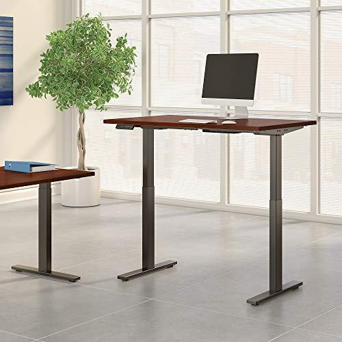 Bush Business Furniture Move 60 Series Height Adjustable Standing Desk, 48W x 24D, Hansen Cherry