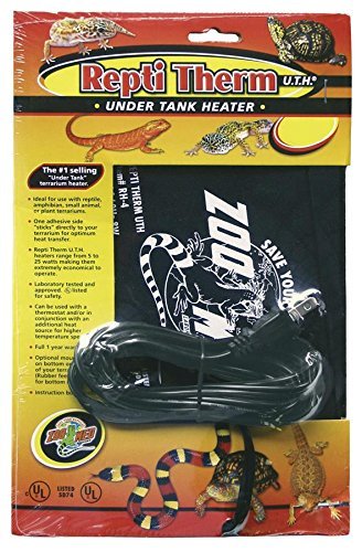 Zoo Med ReptiTherm Under Tank Heater, 10 to 20 Gallons, 8" x 6"