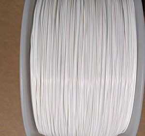 White 1.75mm 5KG Spool (11 lbs/roll) FilaCube PLA 2 (PLA 2nd Generation) Pure Real White 3D Printer Filament [Made in USA] polylactic Acid FDM