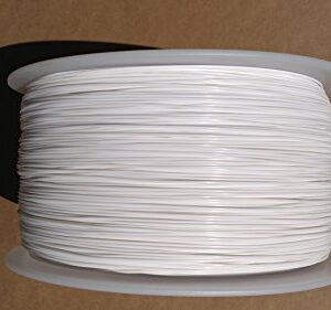 White 1.75mm 5KG Spool (11 lbs/roll) FilaCube PLA 2 (PLA 2nd Generation) Pure Real White 3D Printer Filament [Made in USA] polylactic Acid FDM