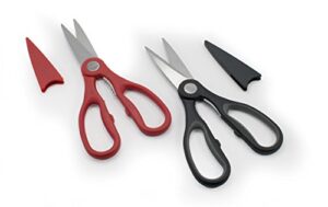 oneida nine inch shears with stainless steel blades, set of 2