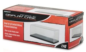 greenlight 1:43 acrylic case with plastic base (55023) die-cast accessory