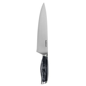 cuisinart c77mb-8cfbk marbled collection 8" chef knife, black
