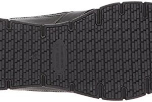 Skechers womens Nampa-wyola Food Service Shoe, Black Polyurethane, 8 US