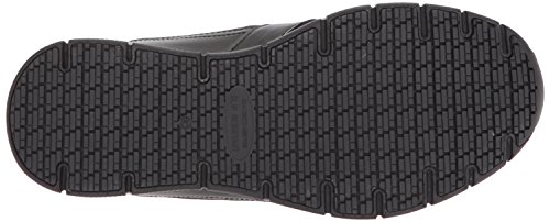 Skechers womens Nampa-wyola Food Service Shoe, Black Polyurethane, 8 US