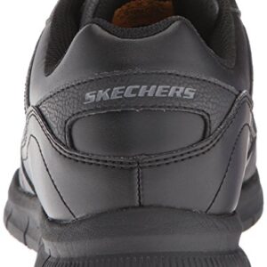 Skechers womens Nampa-wyola Food Service Shoe, Black Polyurethane, 8 US