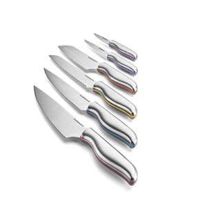 cuisinart c77-12pcs 12 pc classic cutlery color band collection