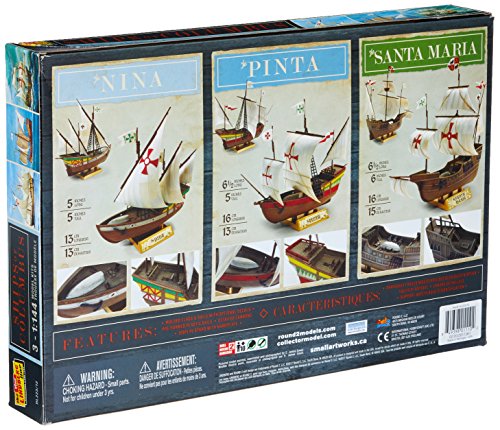 Lindberg - Nina, Pinta & Santa Maria (3 Pack), 1:144 (HL223)