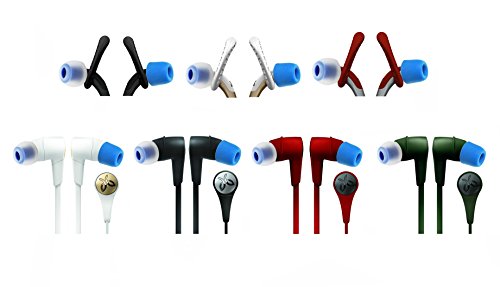 8pcs (BLMF-CLBL)- Large (L) Premium Memory Foam and Silicone Replacement Eartips Earbuds Compatible with Jaybird X4, X3, Freedom F5 and Jaybird Run in Ear Earphones Headphones