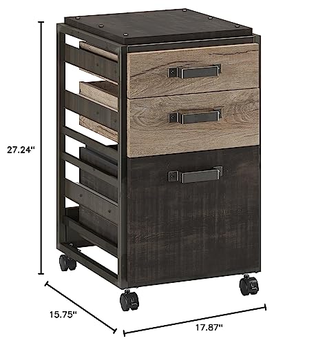 Bush Furniture 3 Drawer Mobile Pedestal