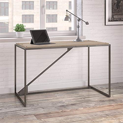 Bush Furniture Refinery 50W Industrial Desk in Rustic Gray