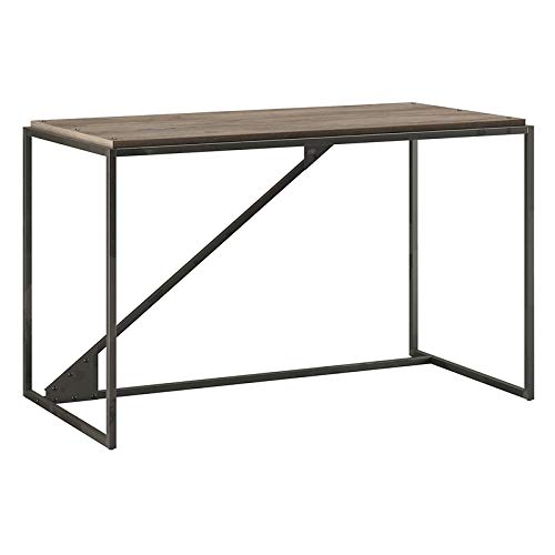 Bush Furniture Refinery 50W Industrial Desk in Rustic Gray