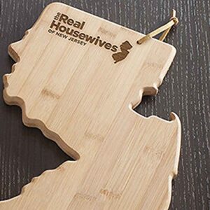 The Real Housewives of New Jersey - New Jersey Shaped Cutting Board