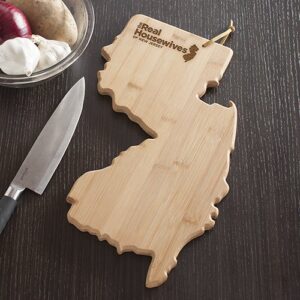 The Real Housewives of New Jersey - New Jersey Shaped Cutting Board