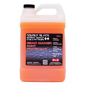 p&s professional detail products - bead maker - paint protectant & sealant, easy spray & wipe application, cured protection, long lasting gloss enhancement, hydrophobic finish (1 gallon)