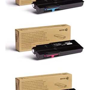 Xerox Cyan/Magenta/Yellow Standard Capacity Toner Cartridge Set (106R03501, 106R03502, 106R03503) - 2500 Pages - for use in VersaLink C400/C405