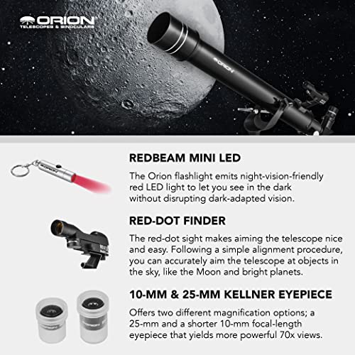 Orion Observer II 70mm Altazimuth Refractor Telescope Kit