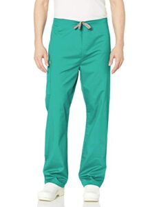 wonderwink womens drawstring cargo medical scrubs pants, surgical green, small us