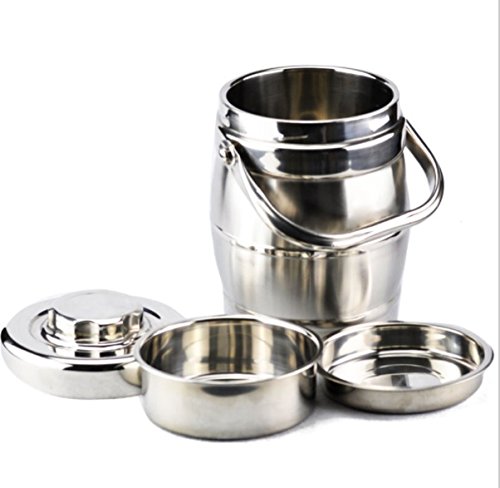 2 Quarts Vaccum Insulated Lunch Box Stainless Steel Double Wall Thermal Food Jar Hot or Cold