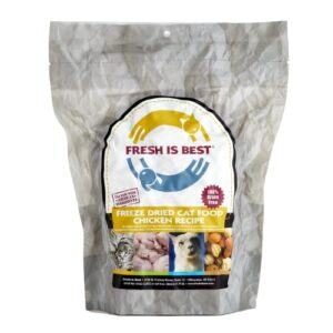 fresh is best - freeze dried raw cat food - chicken, 8 ounces