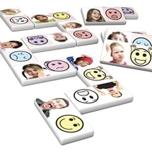 Junior Learning Emotion Dominoes,4.7 x 1.5 x 7.8 inches