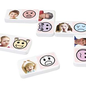 Junior Learning Emotion Dominoes,4.7 x 1.5 x 7.8 inches