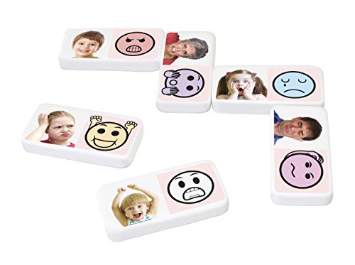 Junior Learning Emotion Dominoes,4.7 x 1.5 x 7.8 inches