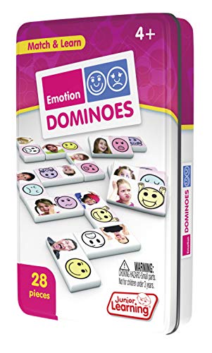 Junior Learning Emotion Dominoes,4.7 x 1.5 x 7.8 inches