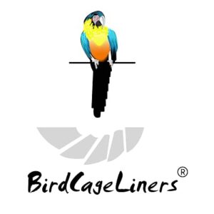 Bird Cage Liners - Poly Coated - Medium Cages - Custom Size - 100 Pre-Cut Sheets - Up to 200 Feet of Paper