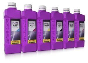 bordeaux fuze ms33 mild solvent ink for mimaki jv & cjv printers - 1000ml bottle (magenta)