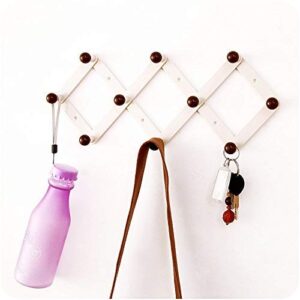 candyqueen 1pcs adhesive hanging wall abs (plastic) peg hooks wall rack hanger for coat/keys/hats/purse/bag/coffee mugs home decor
